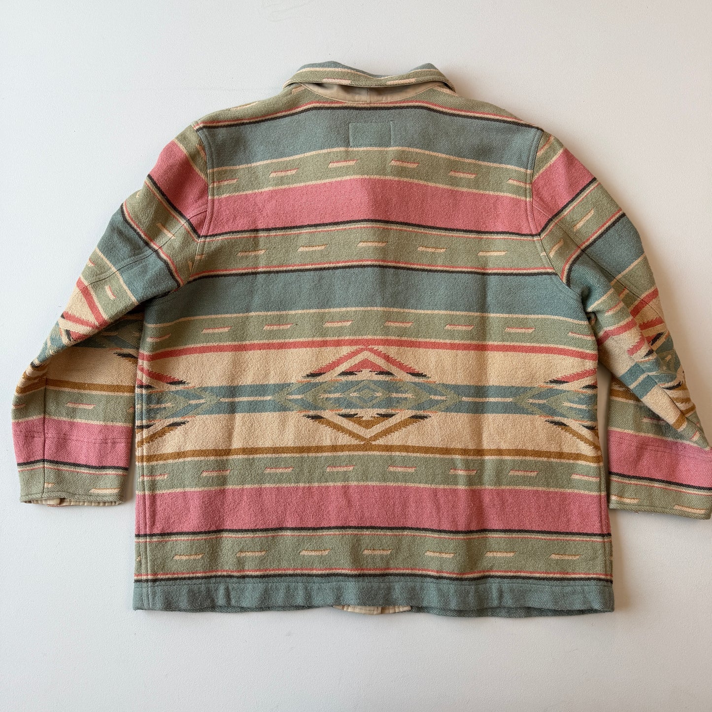 VNTG Lauren Ralph Lauren (2X) Southwest Cotton Blanket Jacket
