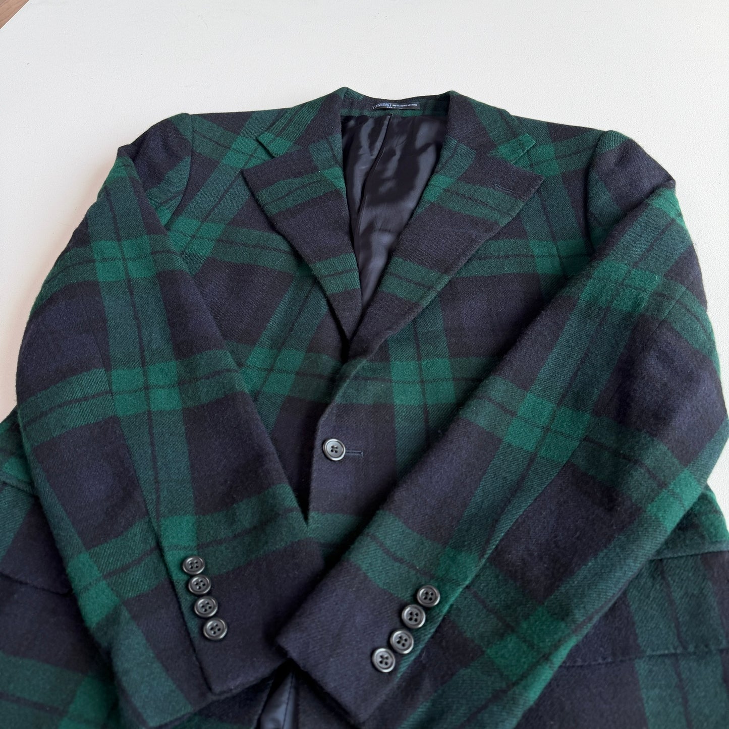 Polo Ralph Lauren (44L) Black Watch Cashmere/Wool Flannel Sport Coat