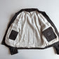 MINT! Paul Stuart (M) Lightweight Leather Linen-Lined Bomber-Style Jacket