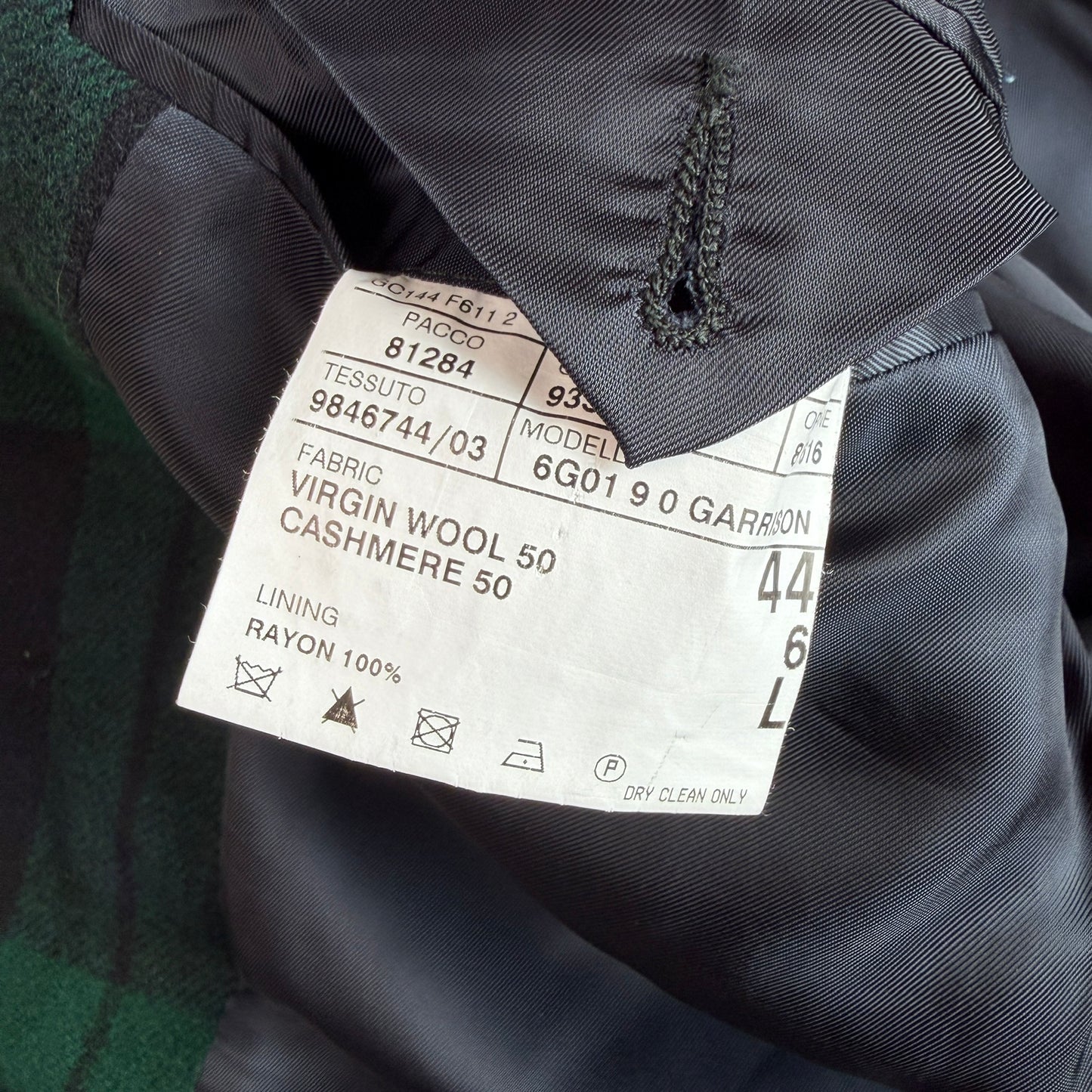 Polo Ralph Lauren (44L) Black Watch Cashmere/Wool Flannel Sport Coat