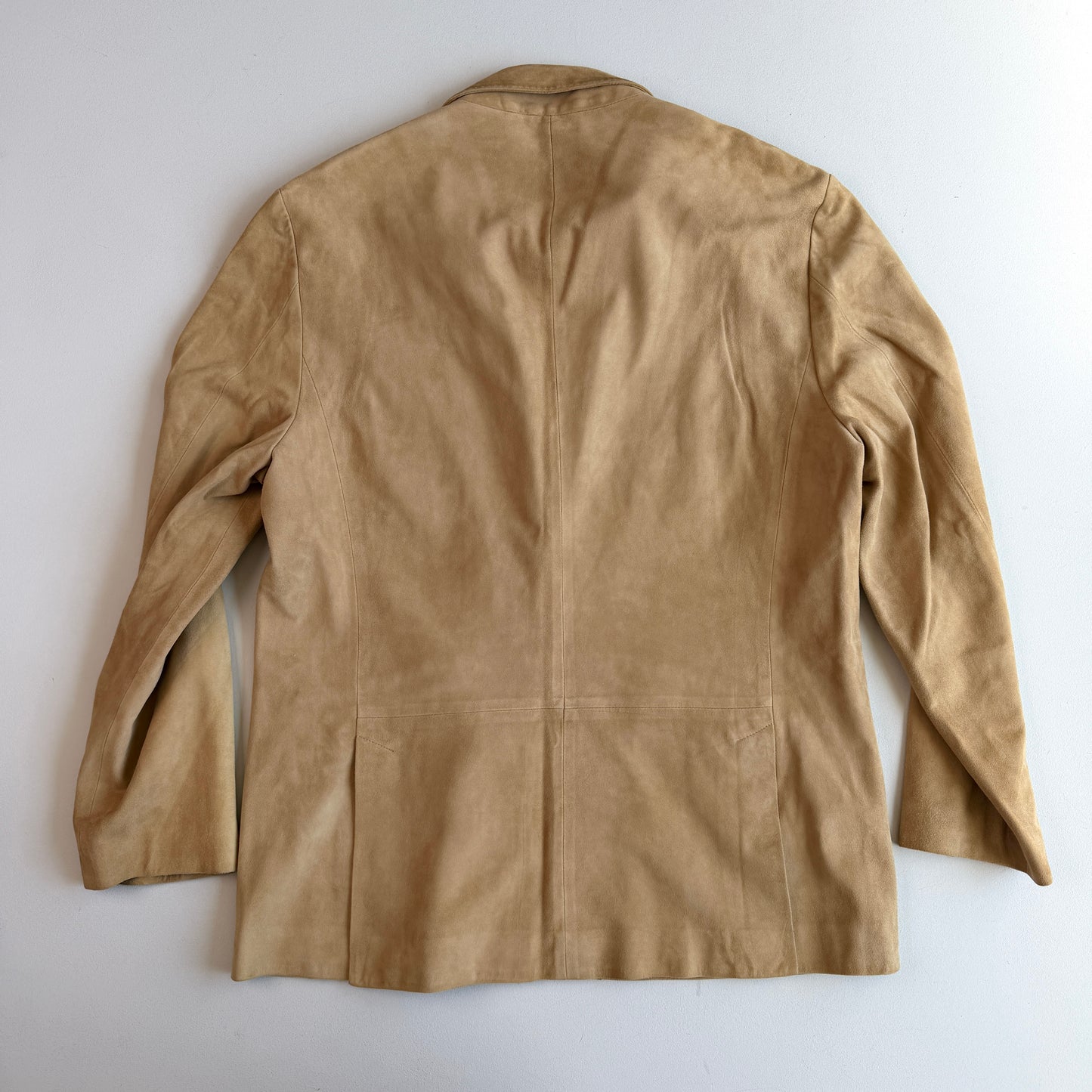 Polo Ralph Lauren (XL) Hacking Equestrian Suede Leather Tan Sports Jacket Coat