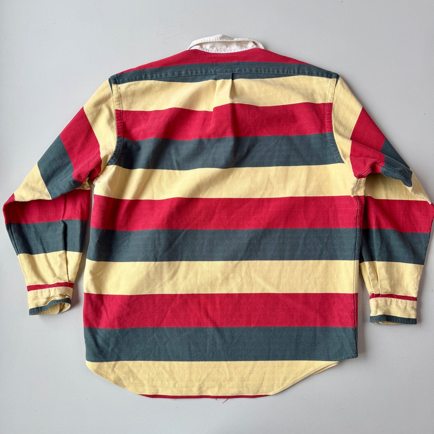 VNTG Ralph Lauren Polo Country (XL) Striped Colorblock Rugby Shirt