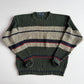 VNTG Polo Ralph Lauren (XL) Cotton/Linen Rib Knit Stripe Sweater