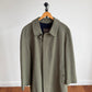 Paul Stuart (40R) Sage 100% Wool Twill Lined Balmacaan Car Coat
