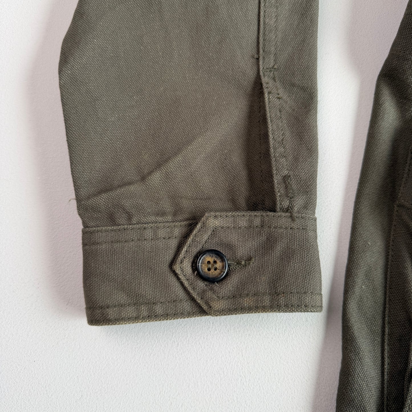 Epaulet New York (XL) Olive Green Canvas Military Field Jacket