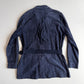 Polo Ralph Lauren (L) Blue Suede Leather Safari Belted Jacket Coat