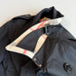 Burberry (54R) Black Poly/Cotton Gabardine Trench Coat