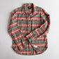 RRL Ralph Lauren (M) Brushed Cotton Plaid Earth Tone Button Front Shirt