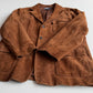 Polo Ralph Lauren (XL) Half-Norfolk Suede Leather Tawny Brown Sport Coat