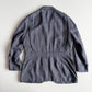 Polo Ralph Lauren (46 /46L) Half-Norfolk 100% Linen Slate Blue Sport Coat