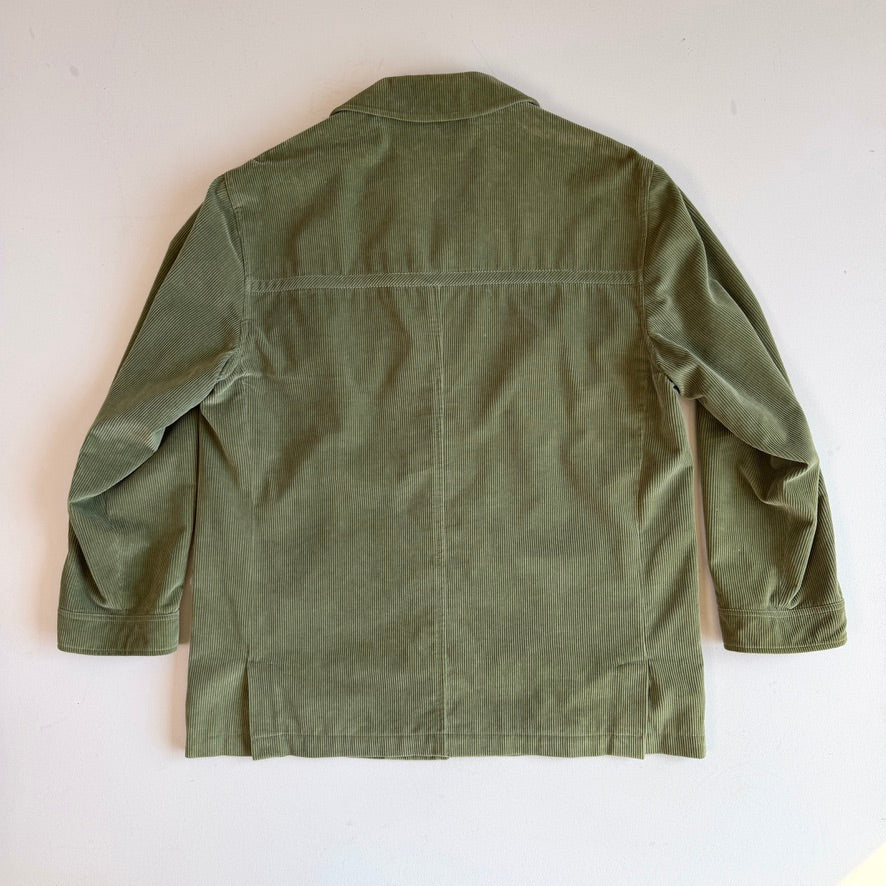 Ermenegildo Zegna (52) Green Cotton/CashmereCorduroy Sport Coat