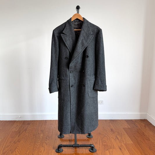 No Man Walks Alone x Sartoria Carrara (42 /52) Fox Bro Wool Double Breast Coat
