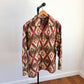 VNTG Ralph Lauren RRL (L) Cotton Blanket-Like Southwest Diamond Overshirt