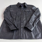 Ralph Lauren Purple Label (L) Skived Lamb Leather Midnight Blue Overshirt