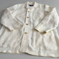 Ralph Lauren Purple Label (M) 100% Linen Ivory Cream Chore Coat Jacket
