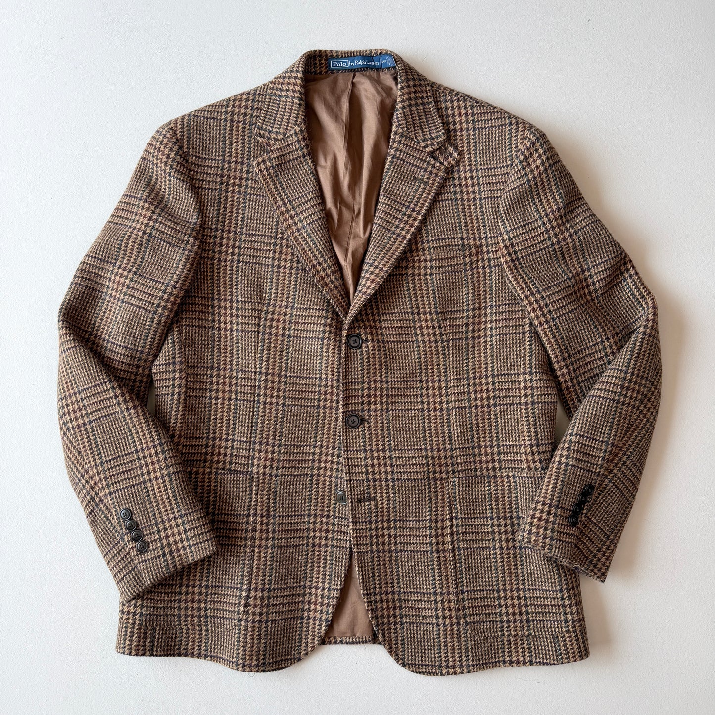 NWOT Polo Ralph Lauren (44R) Prince of Wales Wool Tweed Sport Coat