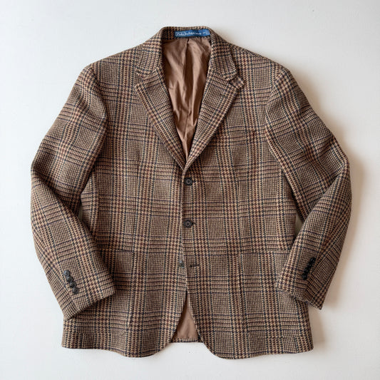 NWOT Polo Ralph Lauren (44R) Prince of Wales Wool Tweed Sport Coat