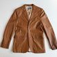 Polo Ralph Lauren (M) Glove Soft Cognac Brown Leather Sport Coat