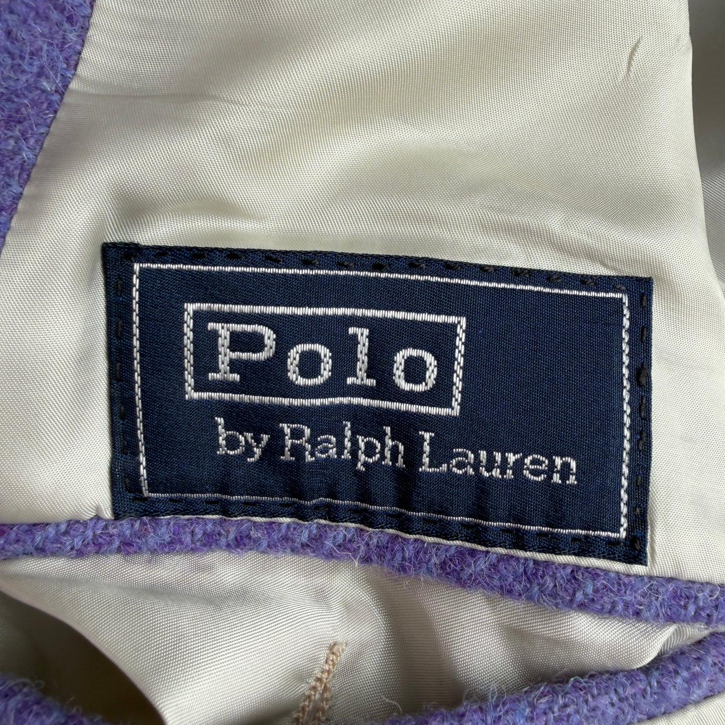 VNTG Polo Ralph Lauren (42S / 42R) Lavender 100% Wool Tweed Sport Coat