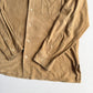Polo Ralph Lauren (L) Suede Leather Tan Button Front Long Sleeve Shirt
