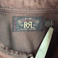 RRL Ralph Lauren (L) Plum Pearl Snap Dyed Western Shirt
