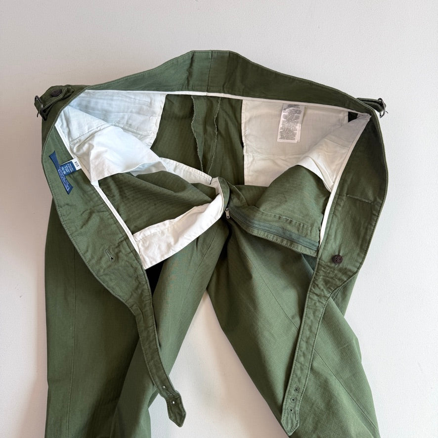Polo Ralph Lauren (38x34) Buckled Ripstop Gurkha Officer Trousers Pants