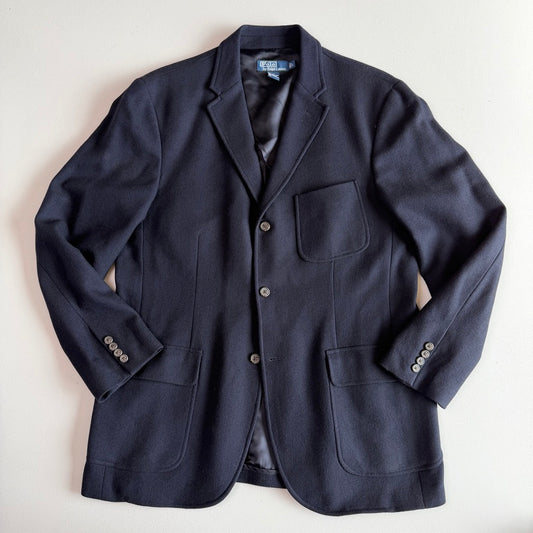 Polo Ralph Lauren (L / 42L) 100% Wool Soft Shoulder Patch Pocket Sports Coat