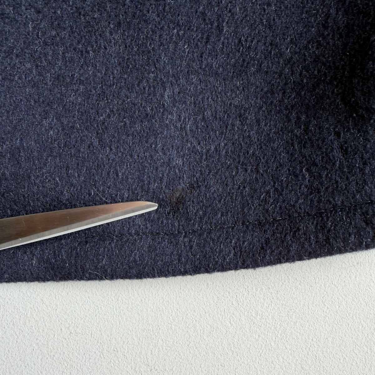 VNTG Burberry (40/ 50IT) Loden-Style MADE IN AUSTRIA Wool Navy Blue Overcoat