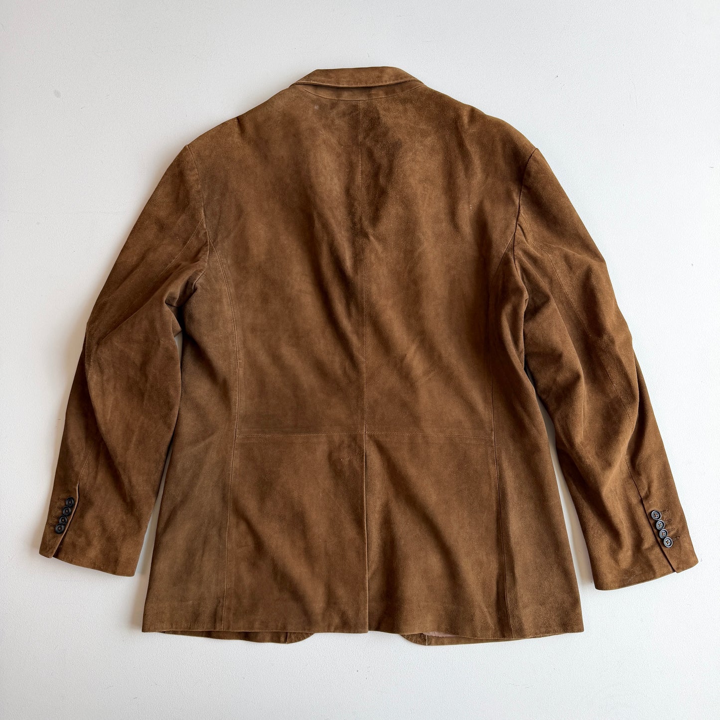 Polo Ralph Lauren (46R) Hacking Equestrian Suede Leather Brown Sports Jacket Coat
