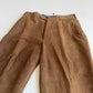 Ralph Lauren Polo Sport (33x30) Suede Leather Brown Lined Pants