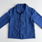 Burberry (48R / S) Indigo Blue 100% Linen Button Chore Overshirt Coat