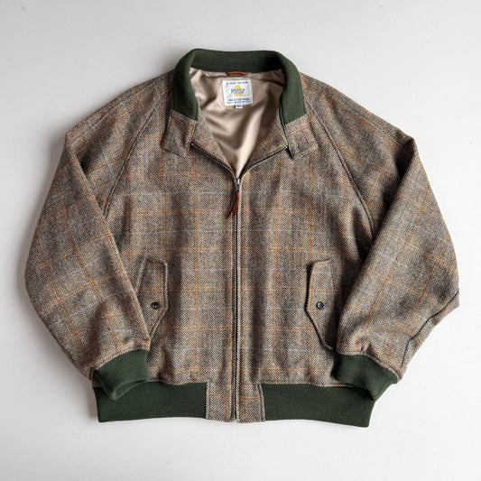 Golden Bear (2XL) Harris Tweed Wool Raglan Western Yoke Jacket