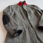 Polo Ralph Lauren (40R) Half-Norfolk Wool Tweed Leather Trim Sport Coat