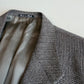 Valentino Uomo (44L) Wool Silk Herringbone Unvented Two Button Sport Coat