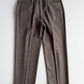 VNTG Polo Ralph Lauren (37x33) Dual Cinch-Back Melange Tweed Wool Trouser Pants