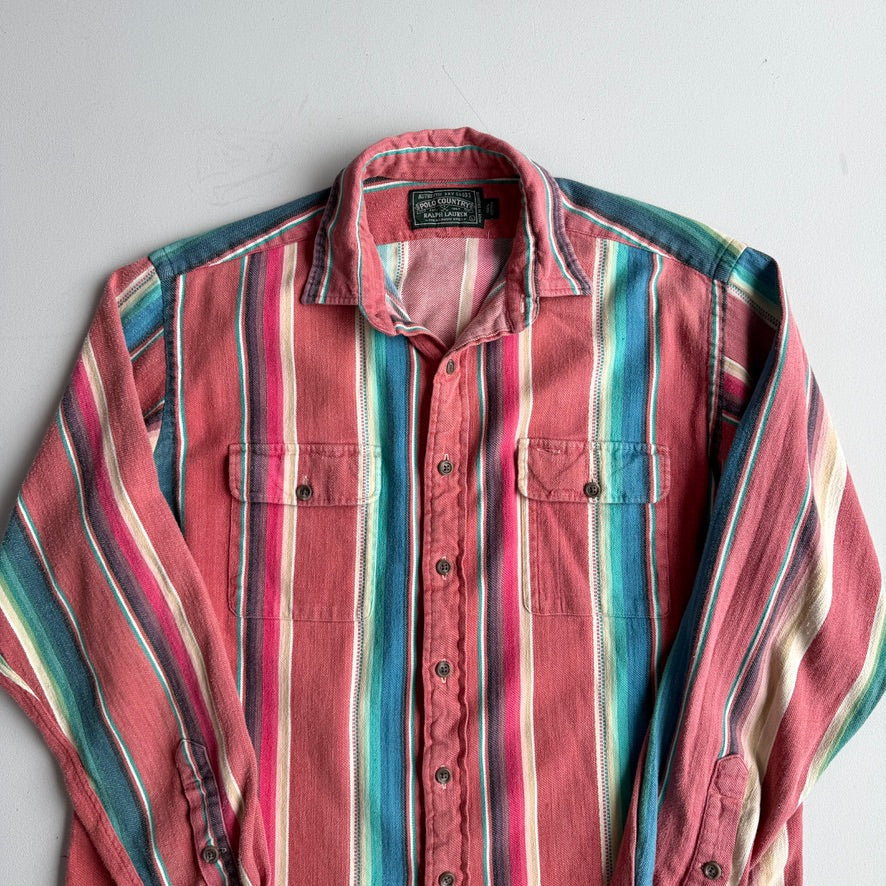VNTG Ralph Lauren Polo Country (L) Southwest Blanket Cotton Shirt