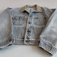 VNTG Polo Ralph Lauren (L) Sun-Bleached Gray Denim Western Trucker Jacket