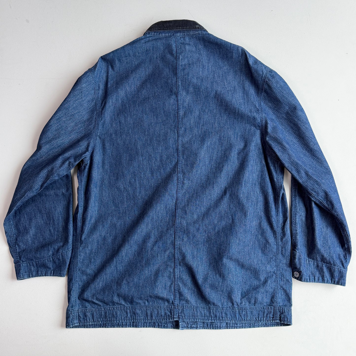 VNTG Polo Ralph Lauren (L) Indigo Herringbone Twill Cotton Chore Coat