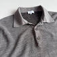 Brioni (50IT) Gray Wool Knit Collared Button Pullover Sweater