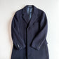 Polo Ralph Lauren (40R) Navy Blue 100% Wool Melton Overcoat