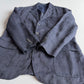 Polo Ralph Lauren (46 /46L) Half-Norfolk 100% Linen Slate Blue Sport Coat