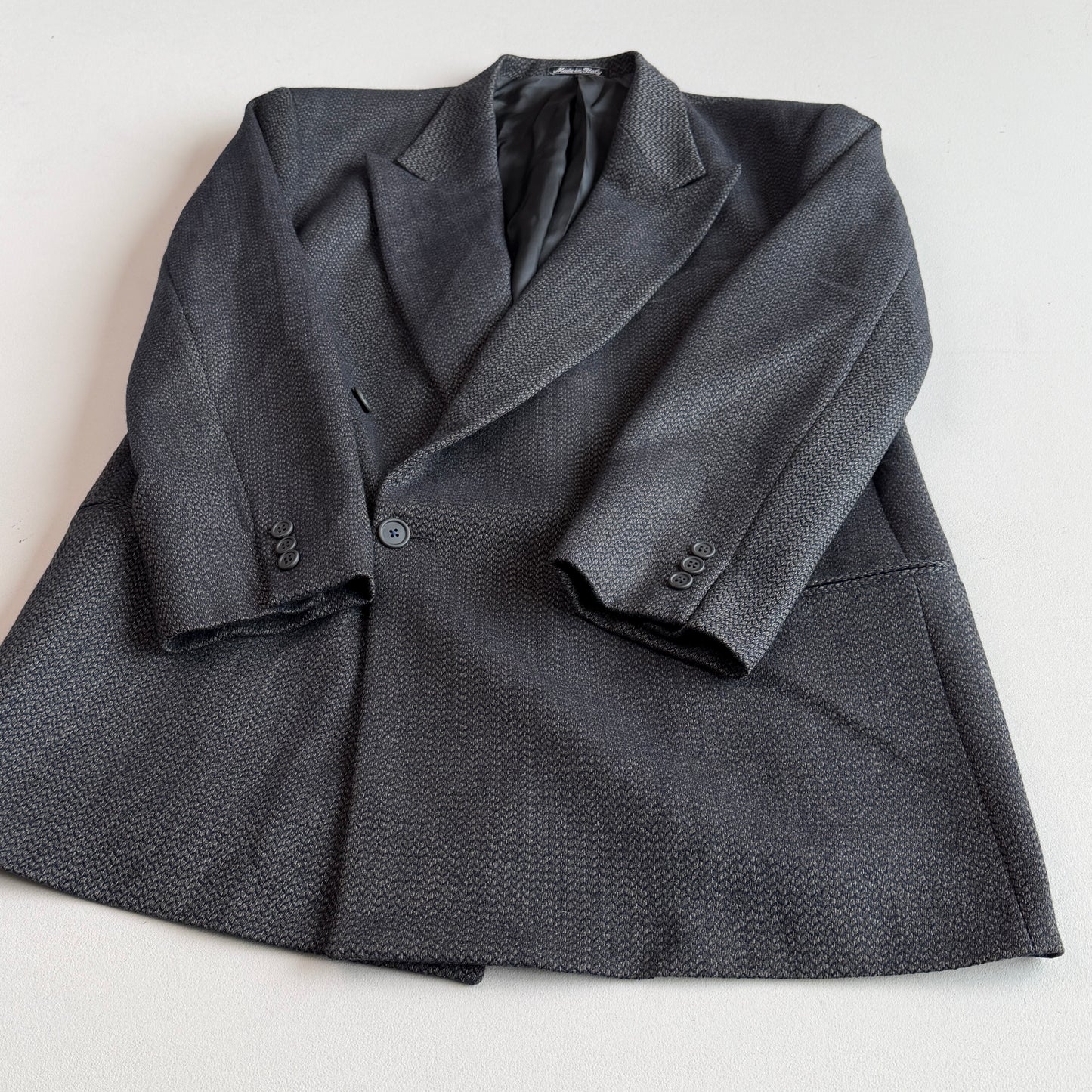 VNTG Giorgio Armani (44L) Double Breast Peak Lapels Wool Sport Coat
