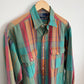 VNTG Polo Ralph Lauren (M / L) Pastel Cotton Twill Plaid Shirt