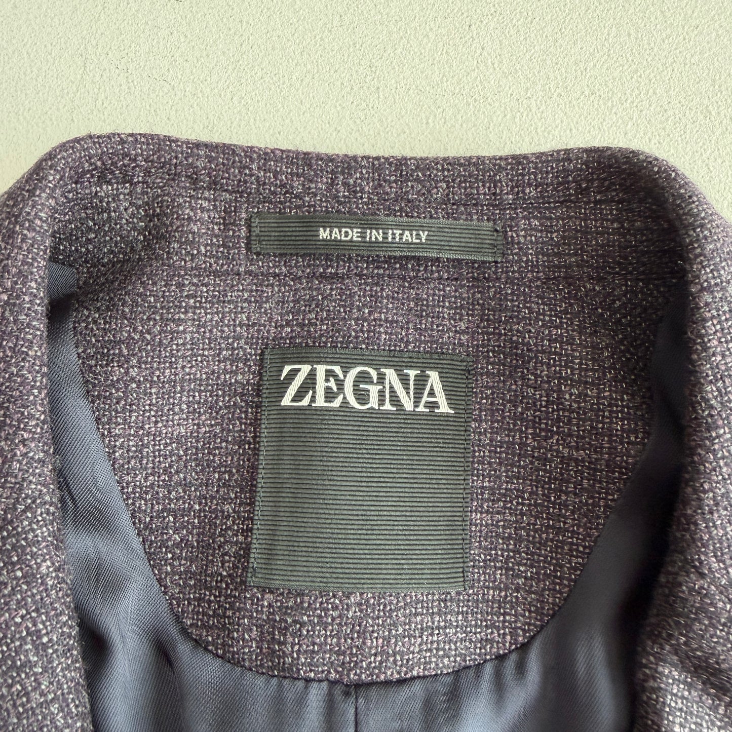 Zegna (48S/C - 38S) Soft-Plum 100% Wool Lightly Structured Sports Coat