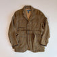 Polo Ralph Lauren (42L) Wool Tweed Olive Overcheck Field Belted Sport Jacket Coat