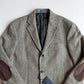 NWT Polo Ralph Lauren (L) Tweed Herringbone Wool Suede Patch Sport Coat