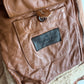 Ermenegildo Zegna (50IT /M) Leather Shearling Tan Bomber Jacket