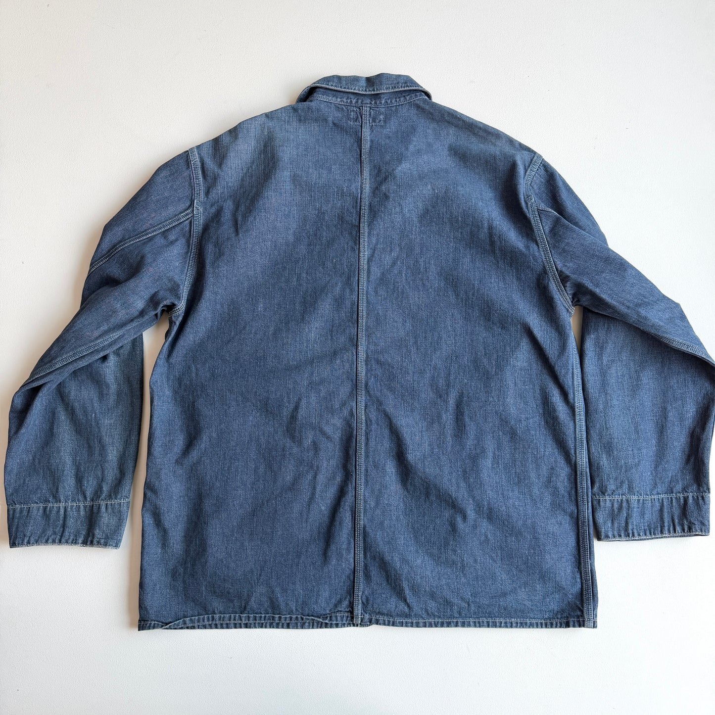VNTG Polo Ralph Lauren (2XL) Indigo Chore Coat (believe made in Japan)