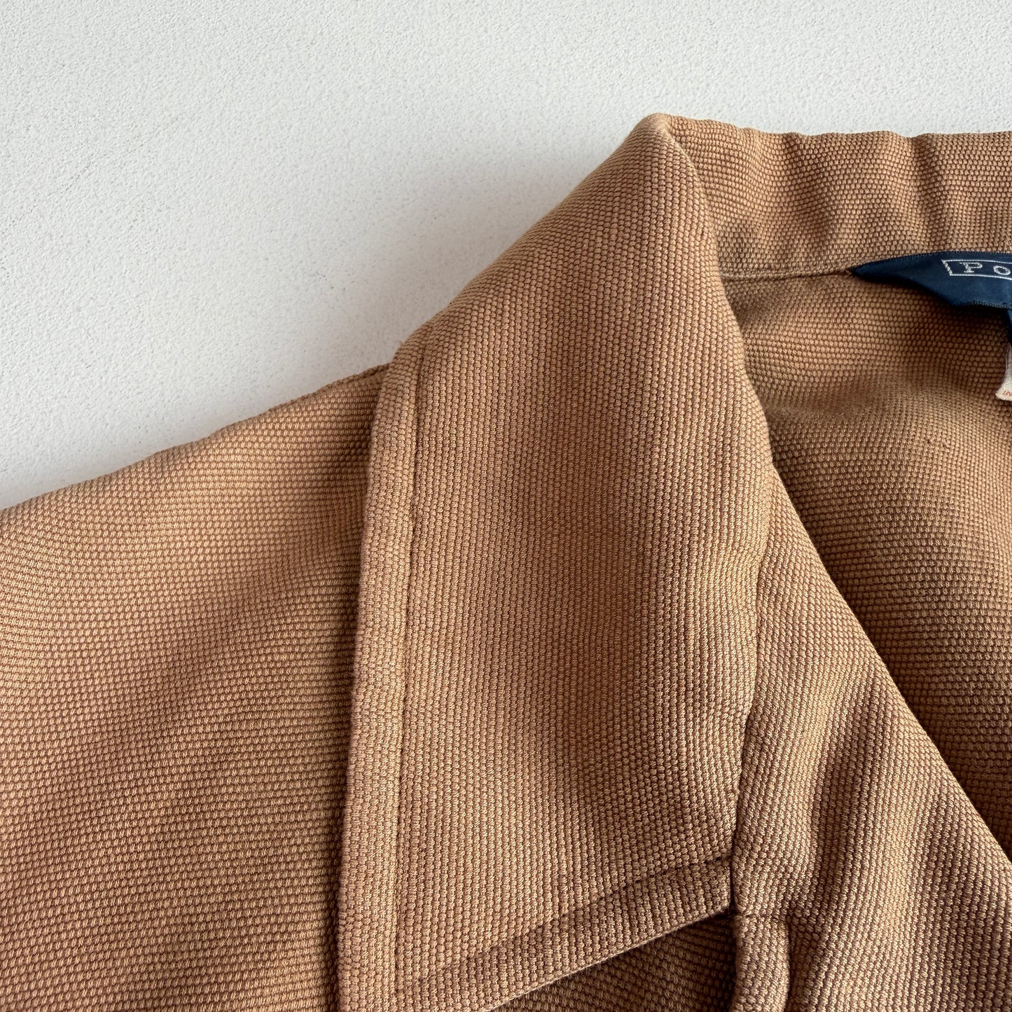 VNTG Polo Ralph Lauren (M) RARE Linen Cotton Canvas Chore Coat