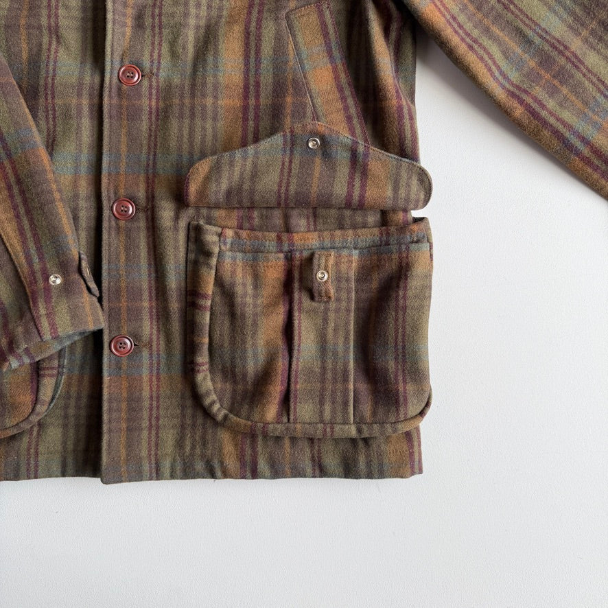 Filson (L) Yukon Wool Plaid Shooting Cruiser Mackinaw Coat